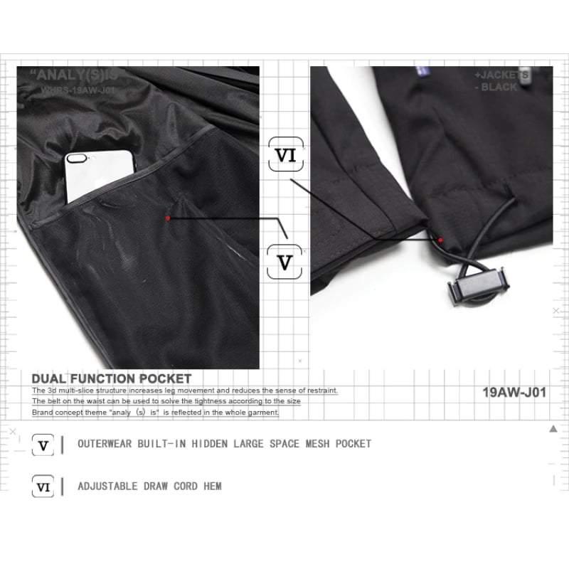 Cyberpunk Dual Function Pocket Jacket