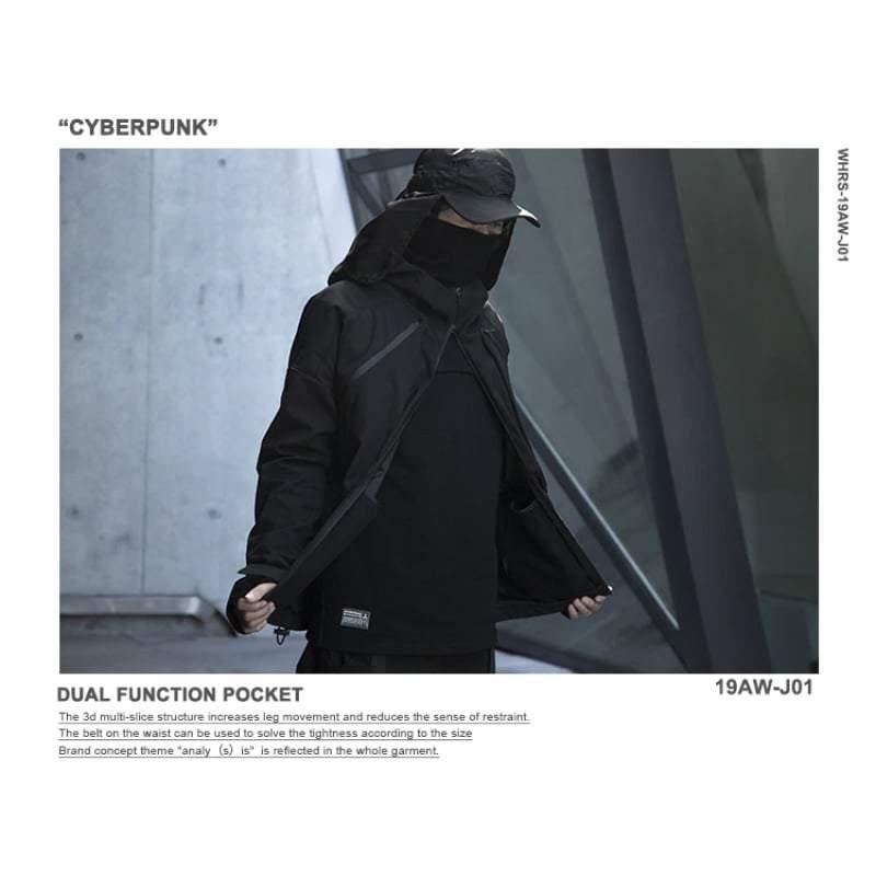 Cyberpunk Dual Function Pocket Jacket