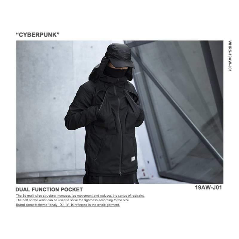 Cyberpunk Dual Function Pocket Jacket