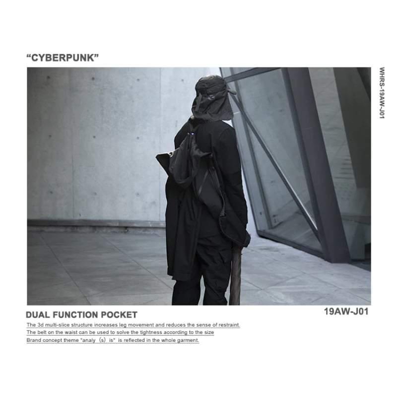 Cyberpunk Dual Function Pocket Jacket