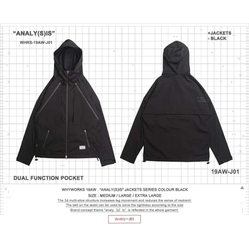 Cyberpunk Dual Function Pocket Jacket