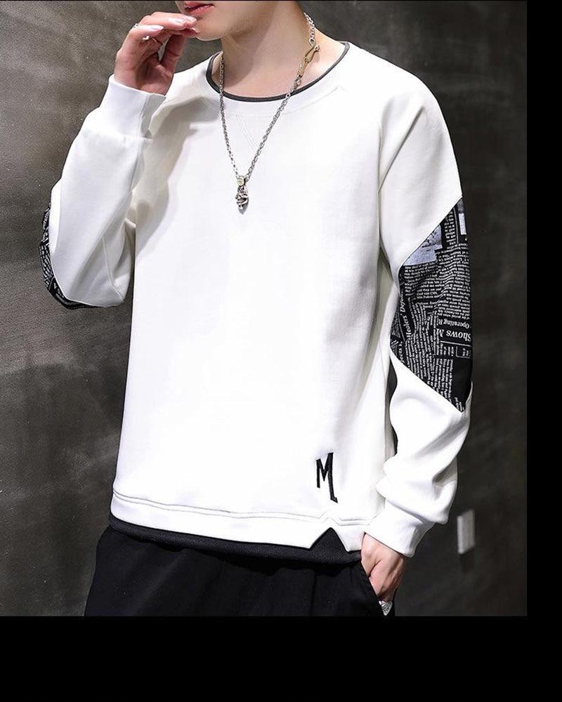 Streetwear Two-Way Crewneck Sweatshirt