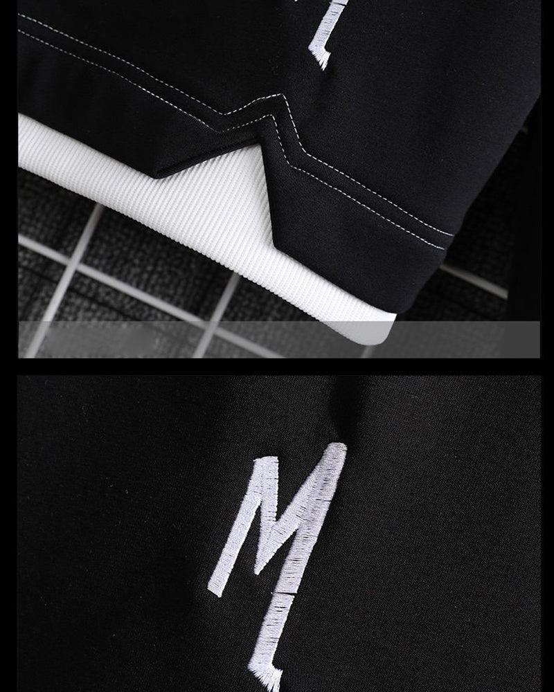 Streetwear Two-Way Crewneck Sweatshirt