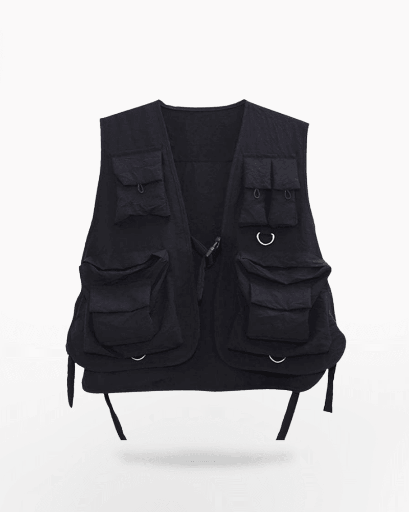 Streetwear Cargo Utility Vest