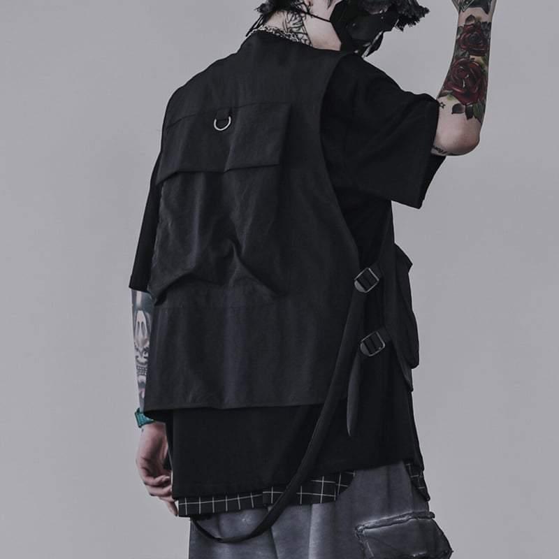 Streetwear Cargo Utility Vest