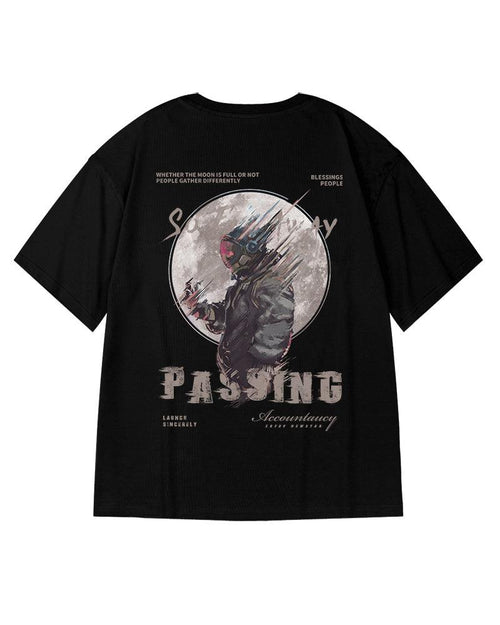 Oversize Streetwear Astronaut Graphic T-Shirt