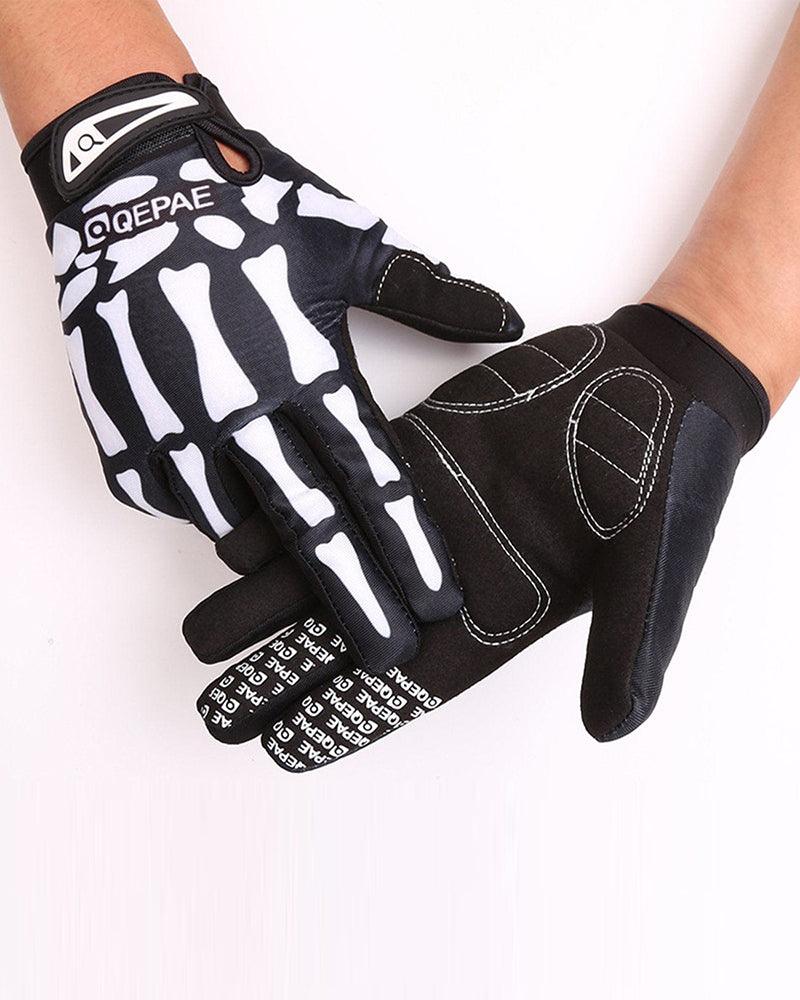 No Goodbyes Skull Techwear Gloves