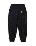 Techwear Street Style Cargo Black Pants