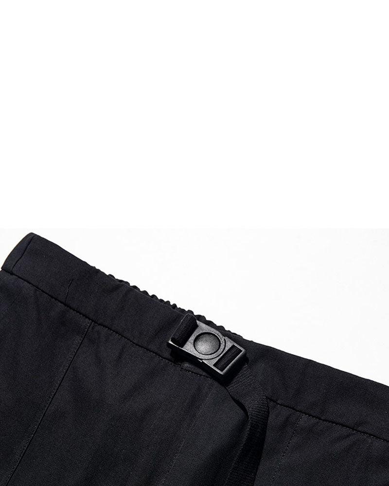 Techwear Street Style Cargo Black Pants