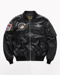 Techwear PU Bomber Jacket
