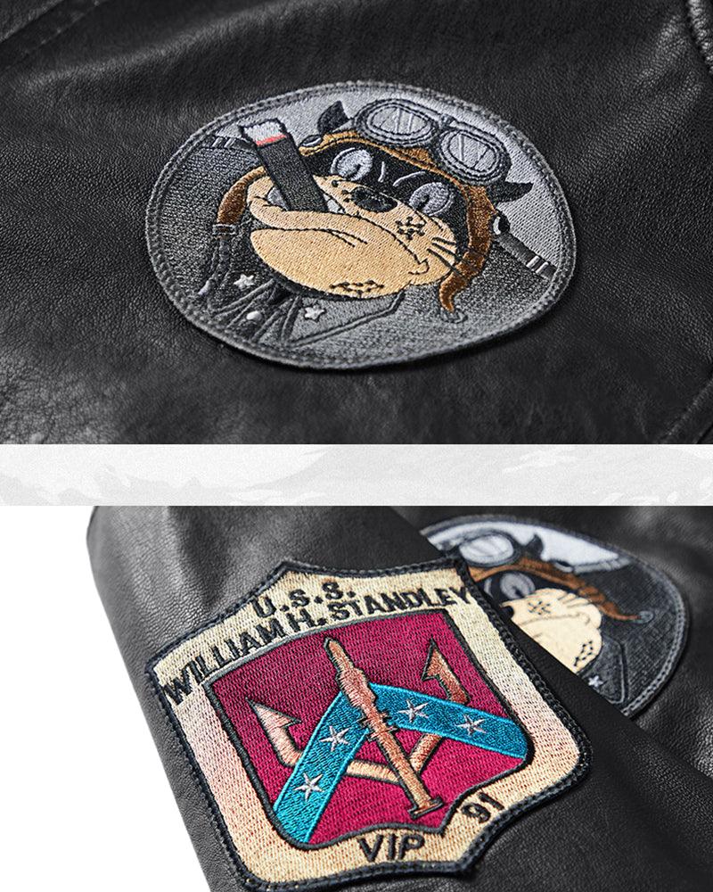Techwear PU Bomber Jacket