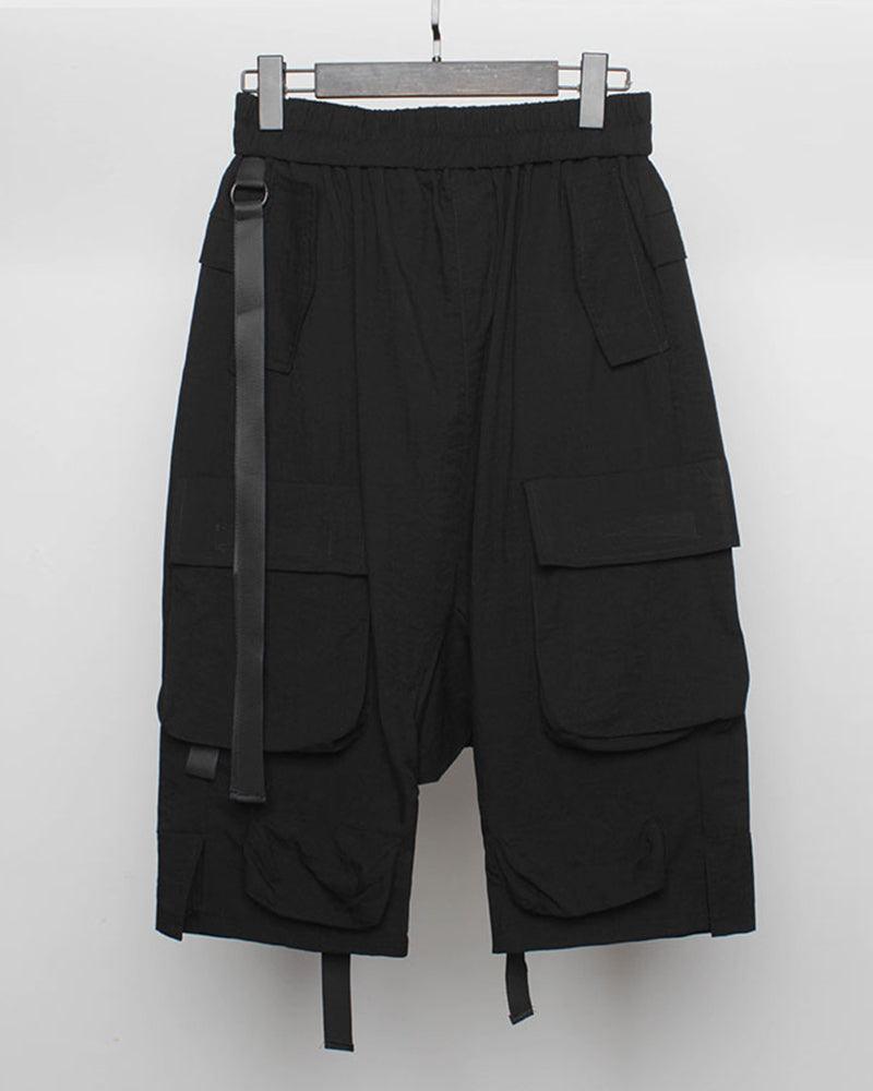 Ninja Techwear Long Cargo Shorts