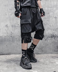 Ninja Techwear Long Cargo Shorts