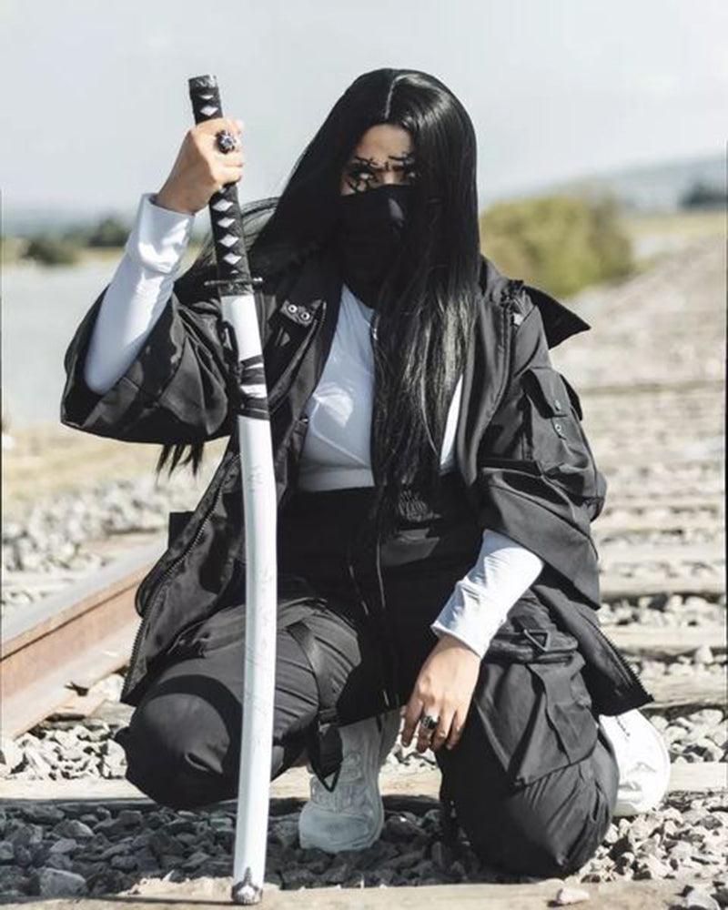 Techwear Futuristic Short Sleeve Hooded Jacket