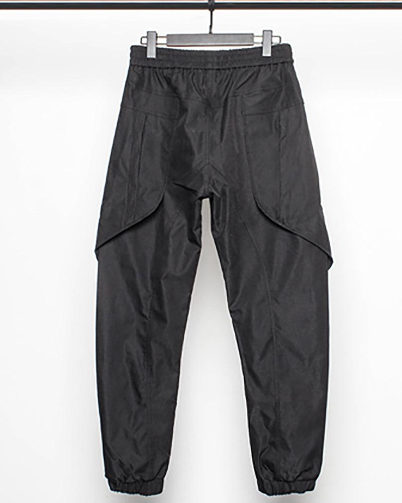 Samurai Functional Patchwork Black Cargo Pants
