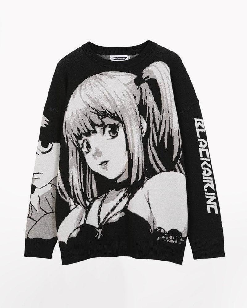 Streetwear Unisex Anime-inspired Sweater