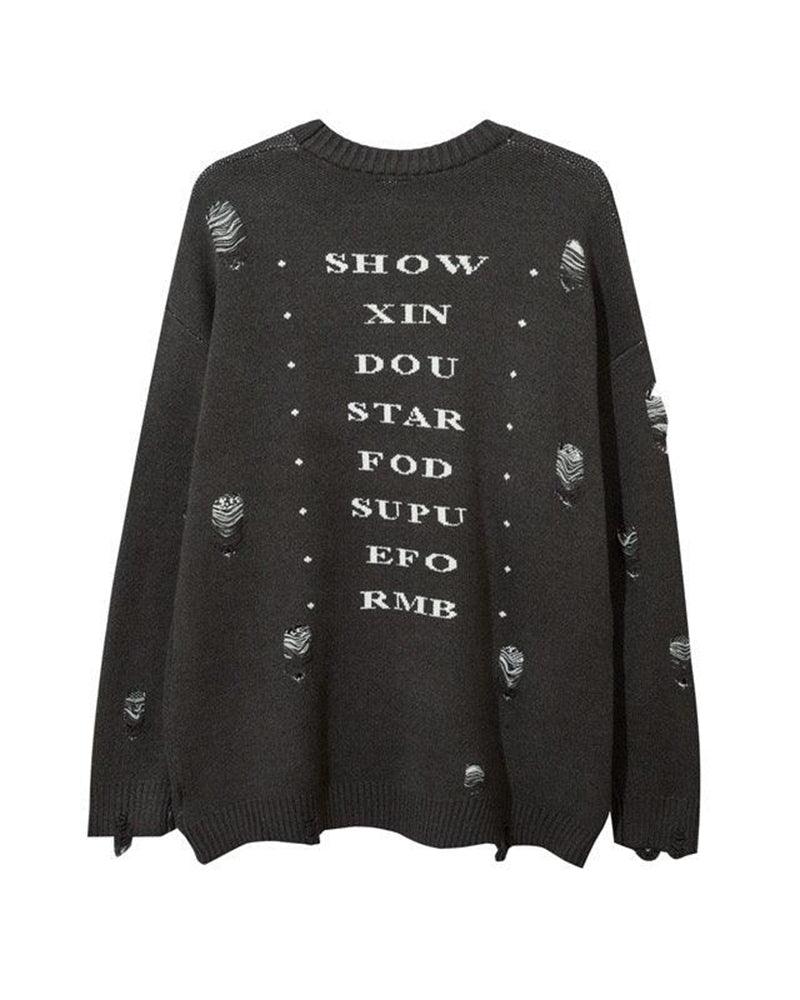 Darkwear Chain Crewneck Sweater
