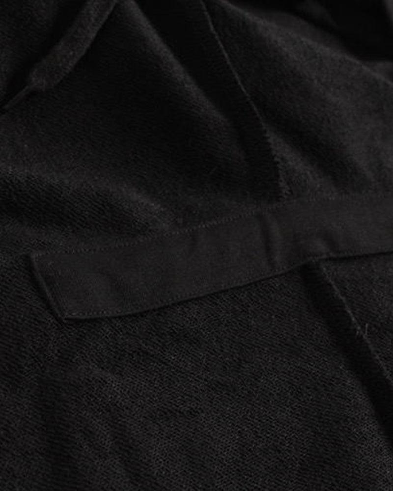 Ninja Costume Techwear Black Hooded Cloak
