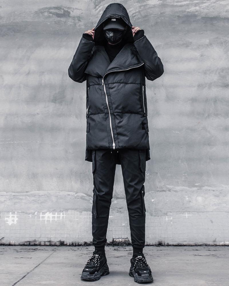 Techwear Long Winter Jacket