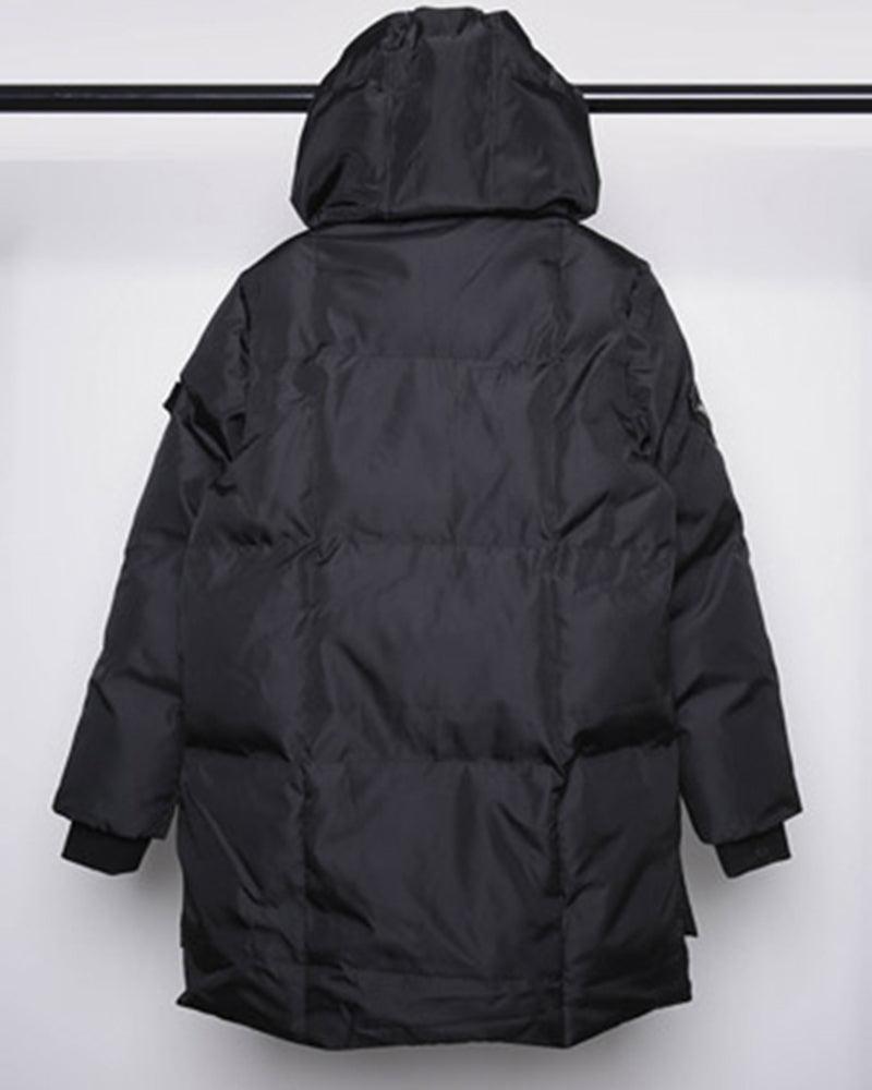 Techwear Long Winter Jacket