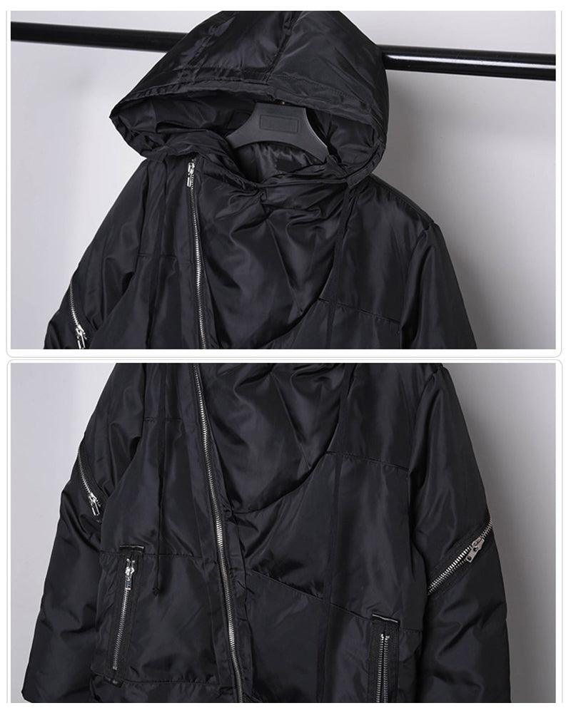 Techwear Long Winter Jacket