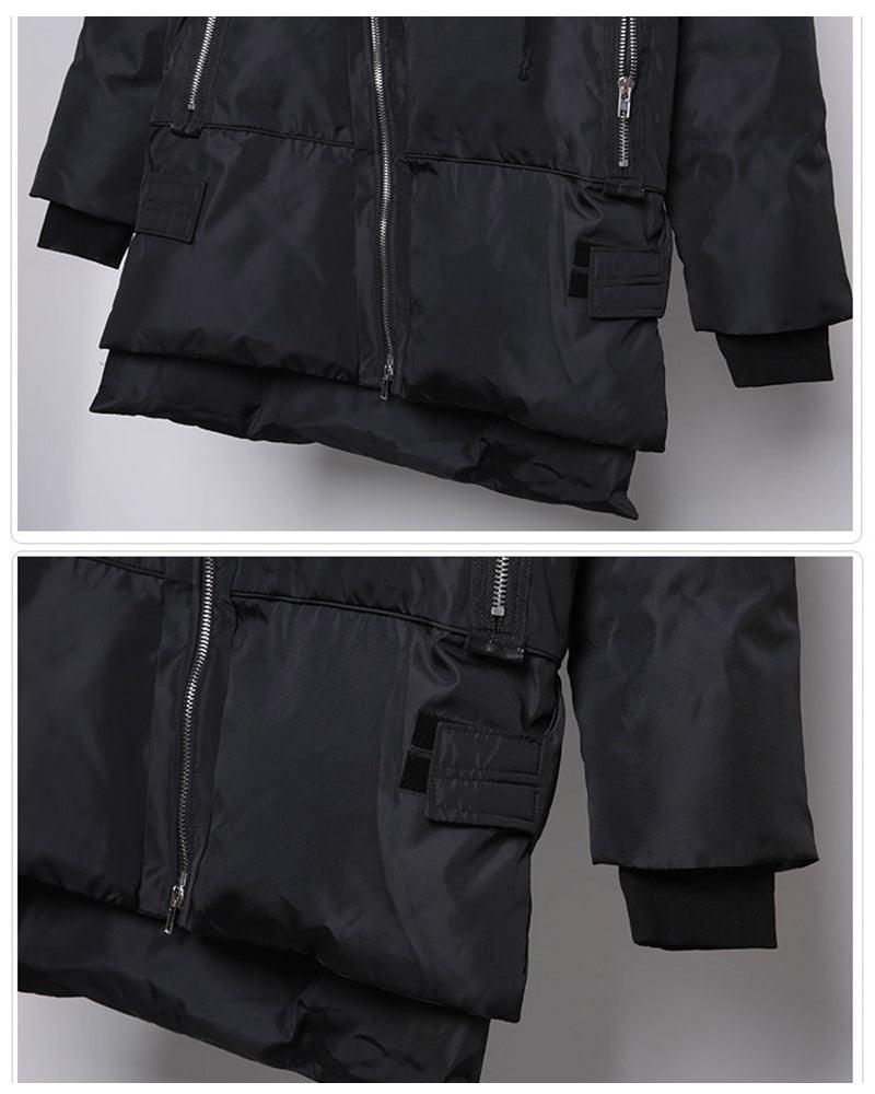 Techwear Long Winter Jacket