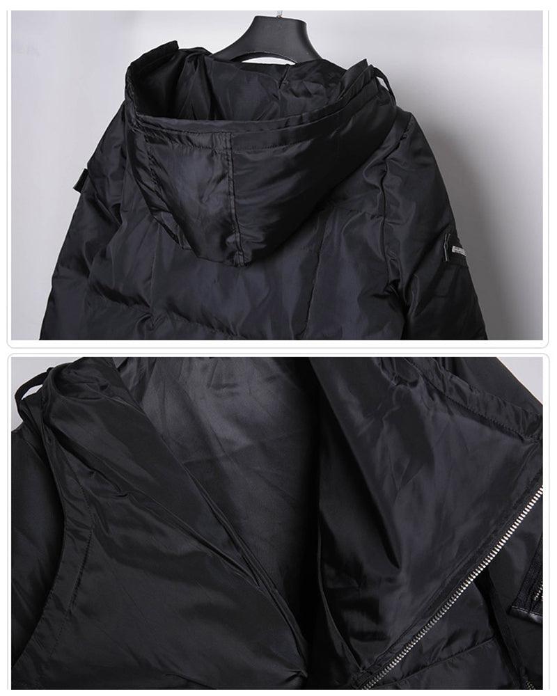 Techwear Long Winter Jacket
