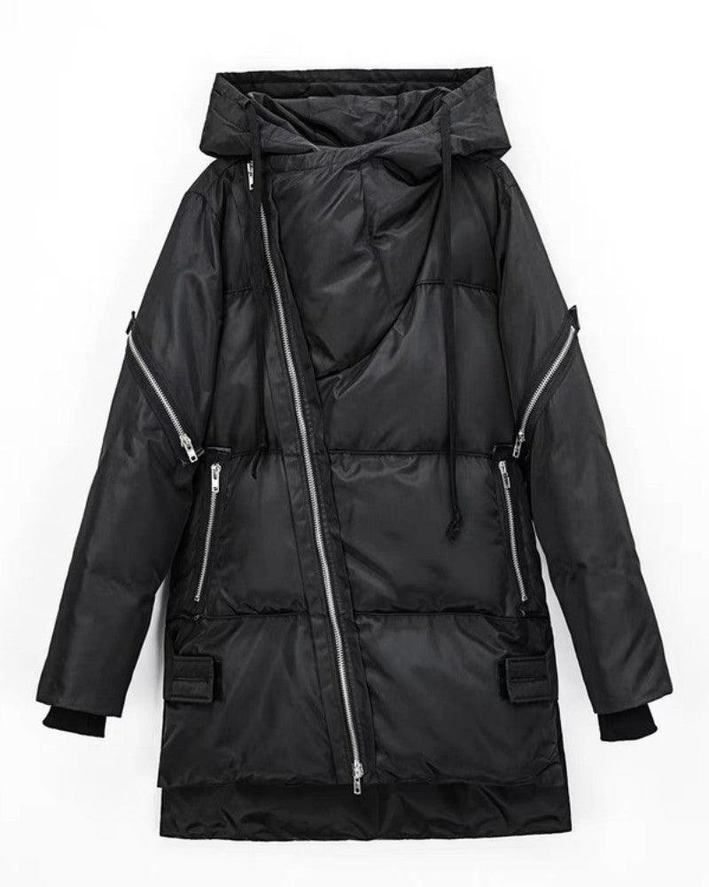 Techwear Long Winter Jacket
