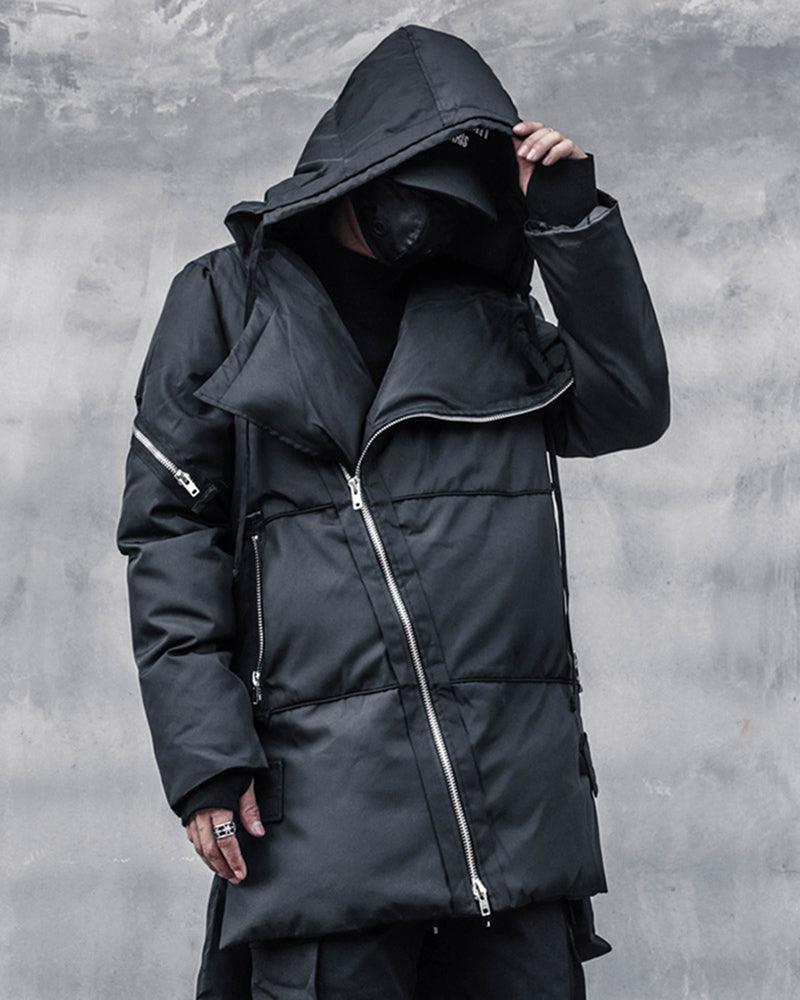 Techwear Long Winter Jacket