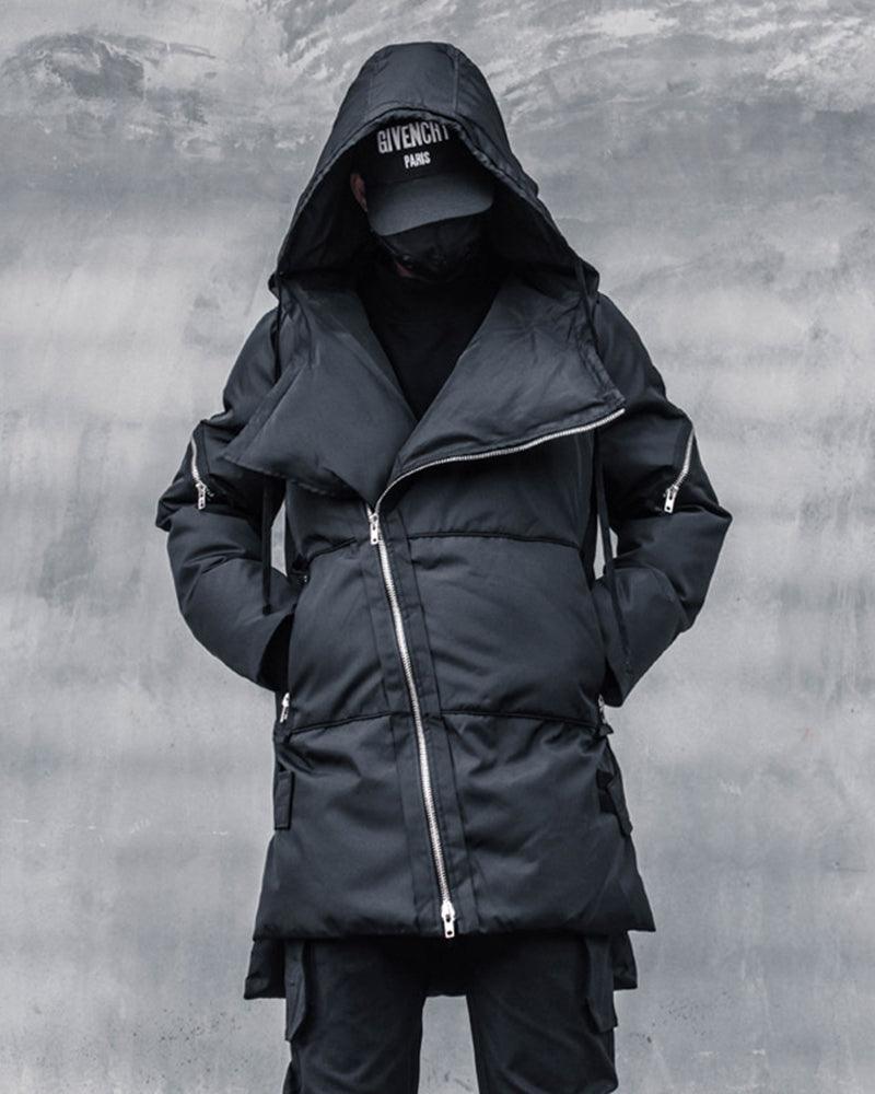 Techwear Long Winter Jacket