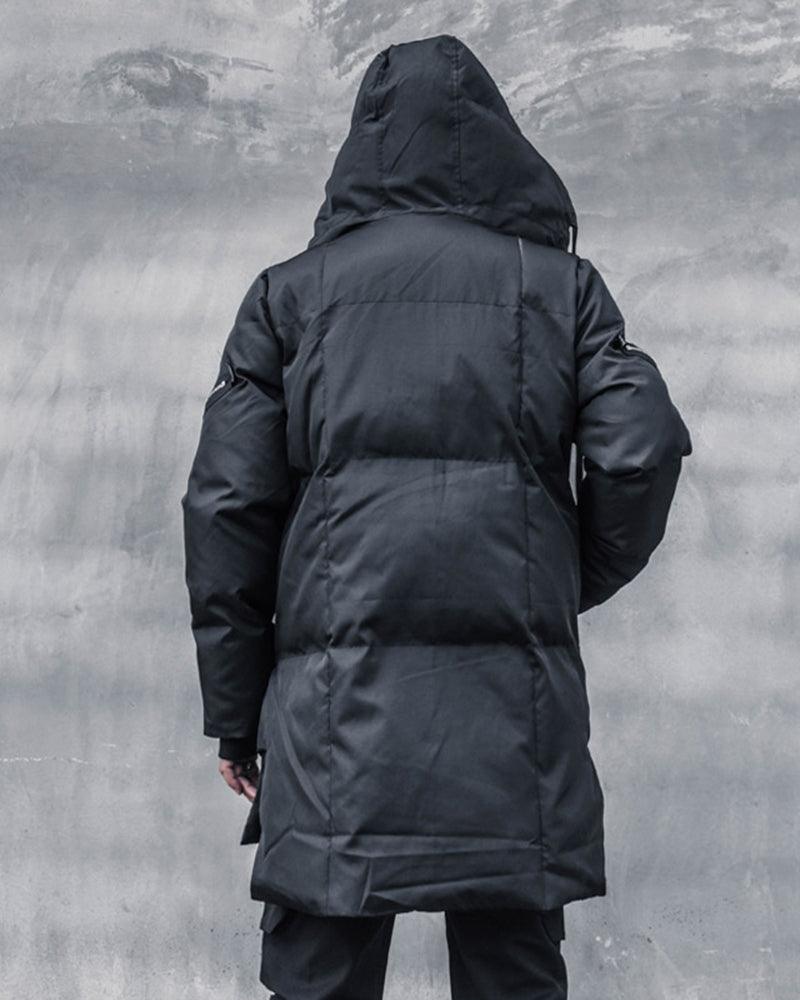 Techwear Long Winter Jacket