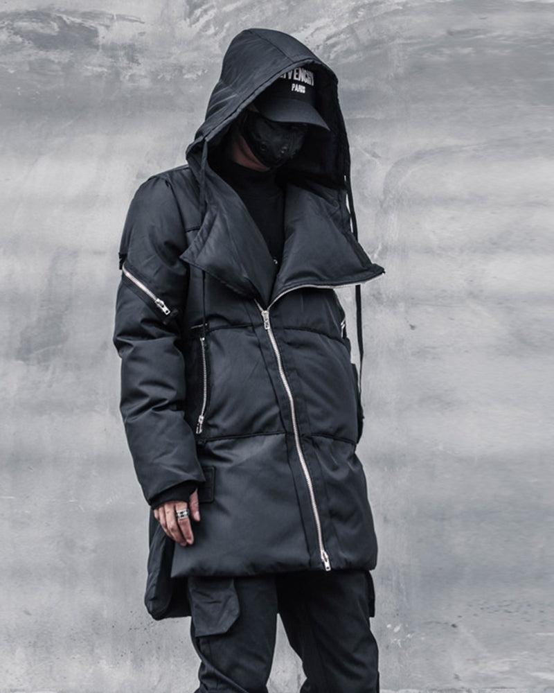 Techwear Long Winter Jacket
