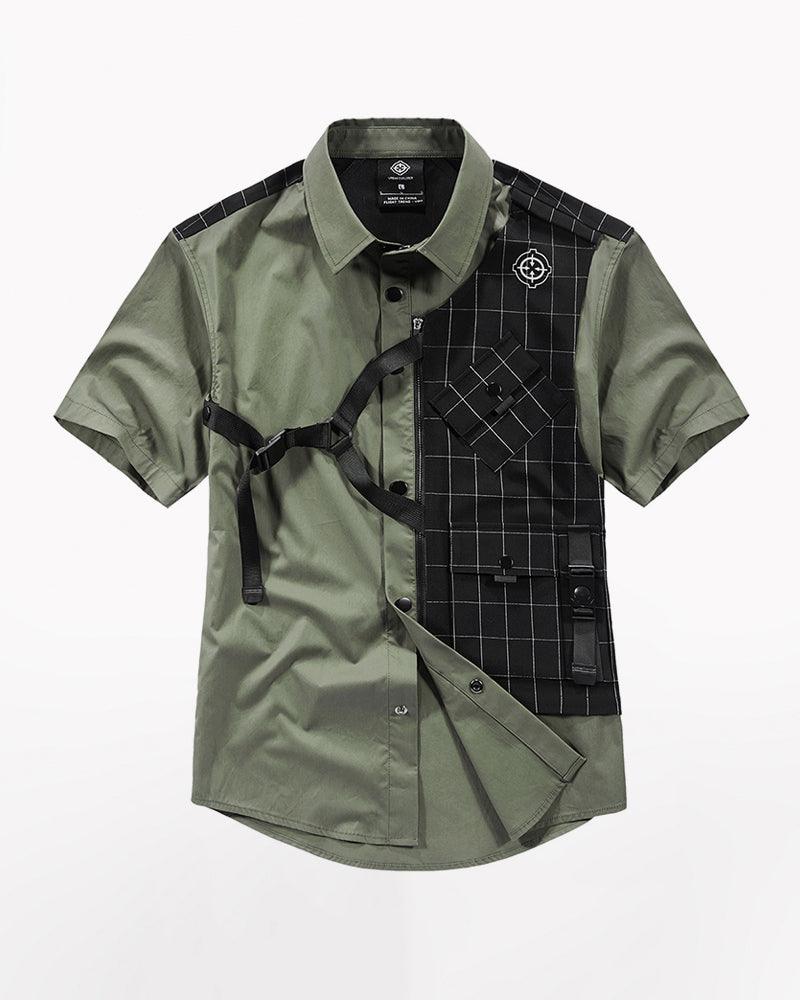Techwear Fake Two-Piece Shirt