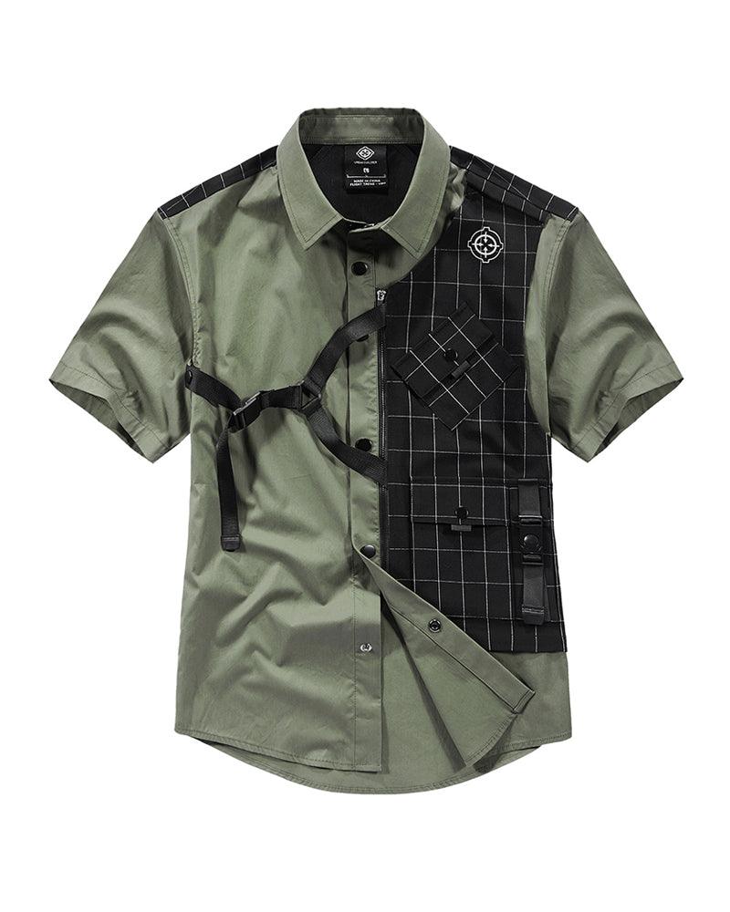Techwear Fake Two-Piece Shirt