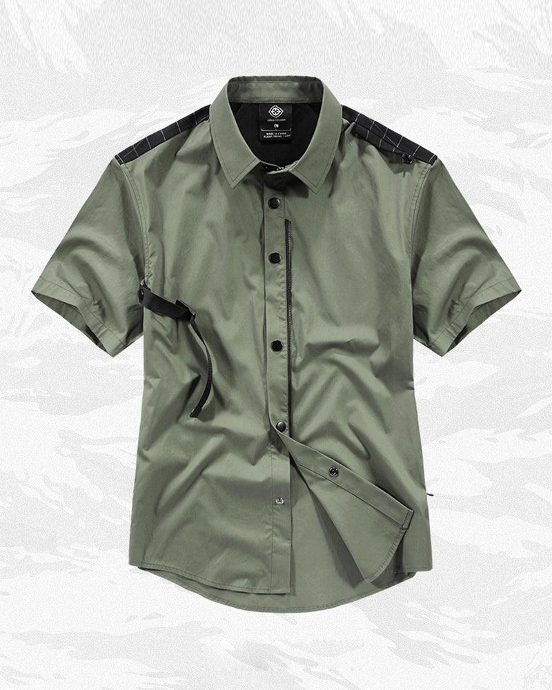 Techwear Fake Two-Piece Shirt