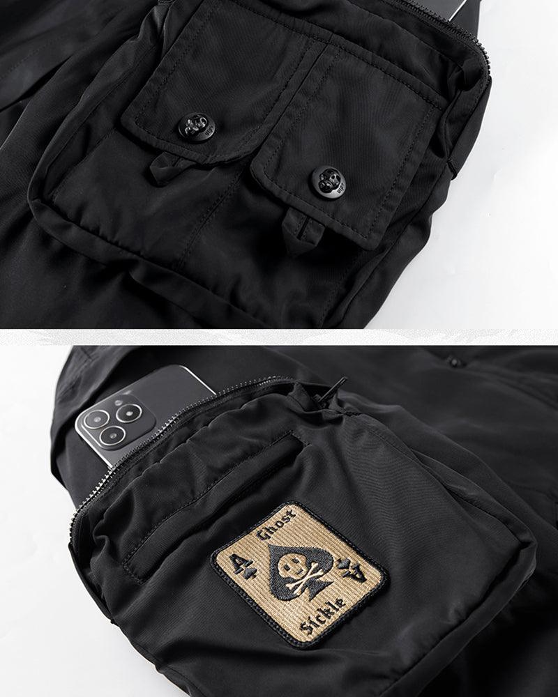 Techwear Winter Skull Bomber Jacket