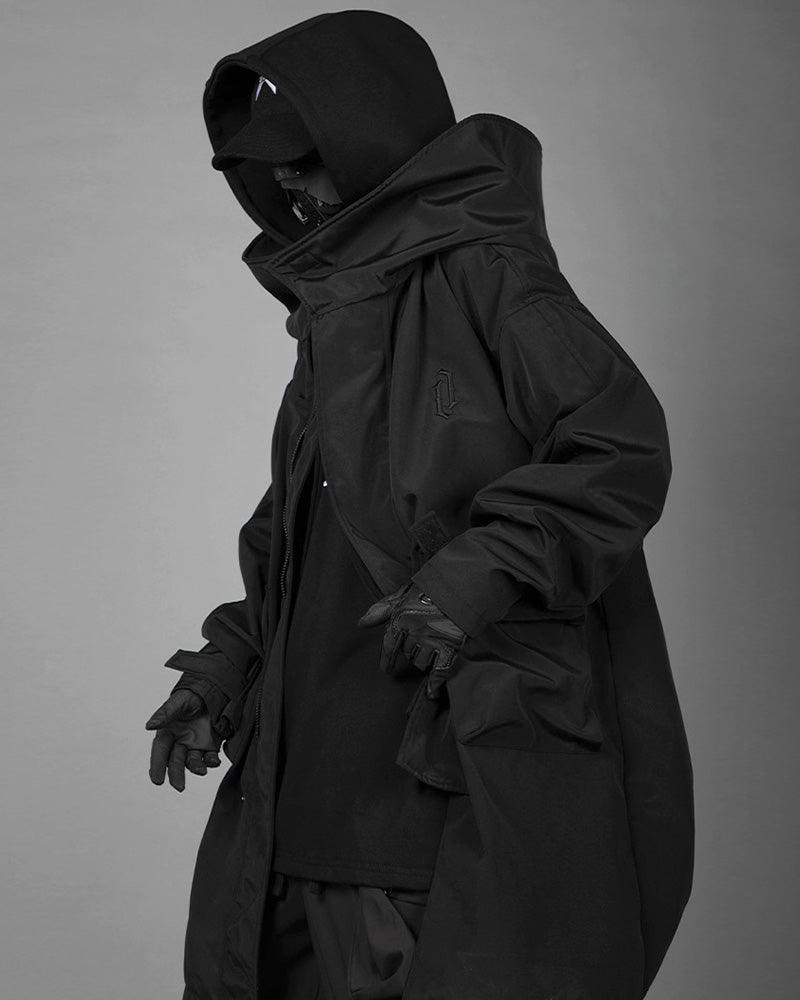 Techwear Fake Two-piece Utility Long Coat