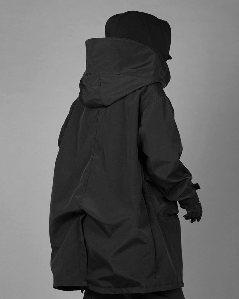 Techwear Fake Two-piece Utility Long Coat