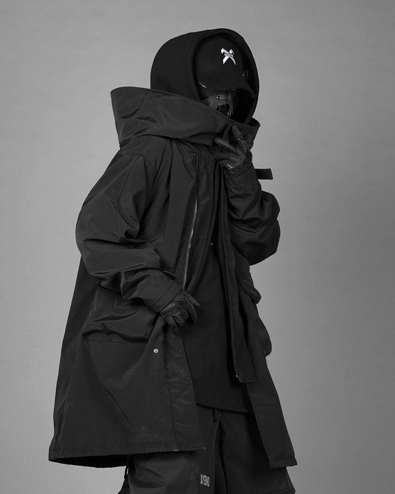 Techwear Fake Two-piece Utility Long Coat