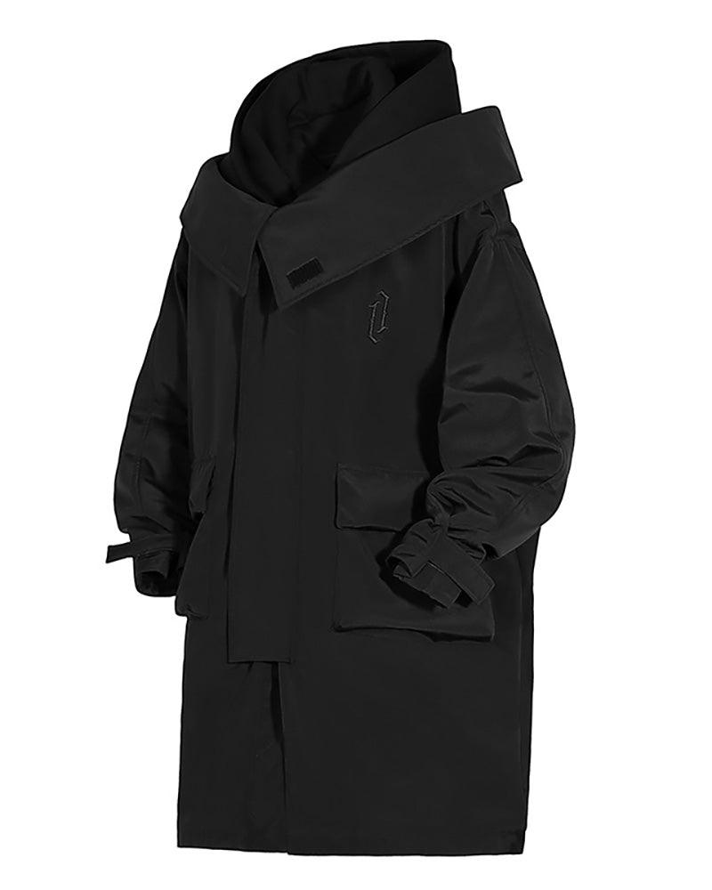 Techwear Fake Two-piece Utility Long Coat