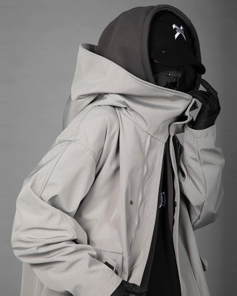 Techwear Fake Two-piece Utility Long Coat
