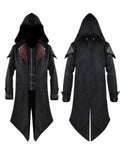 Techwear Gothic Tuxedo Unisex Long Coat