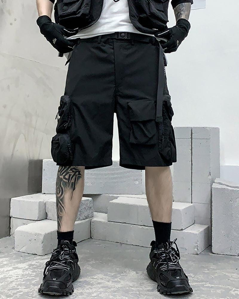 Techwear Backpack Cargo Shorts