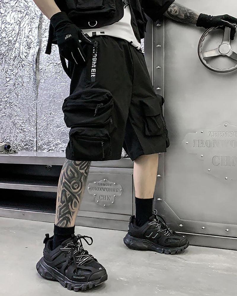 Techwear Backpack Cargo Shorts