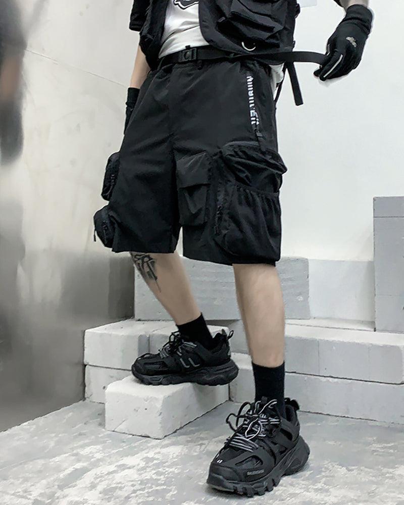 Techwear Backpack Cargo Shorts