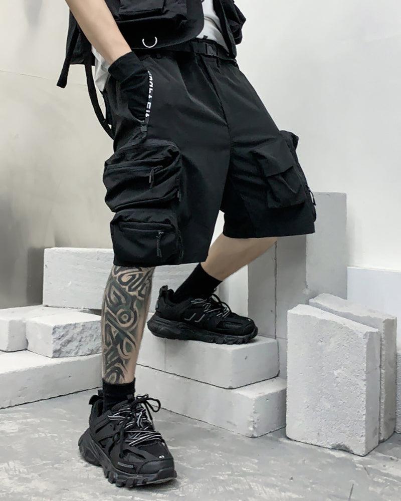 Techwear Backpack Cargo Shorts