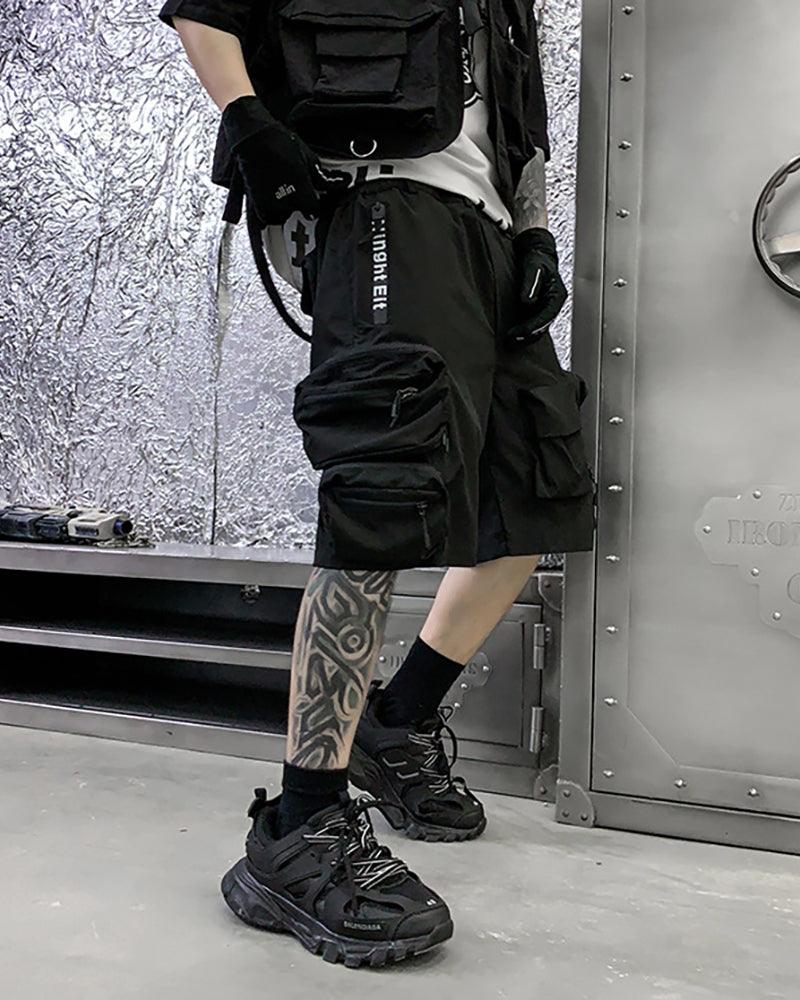 Techwear Backpack Cargo Shorts