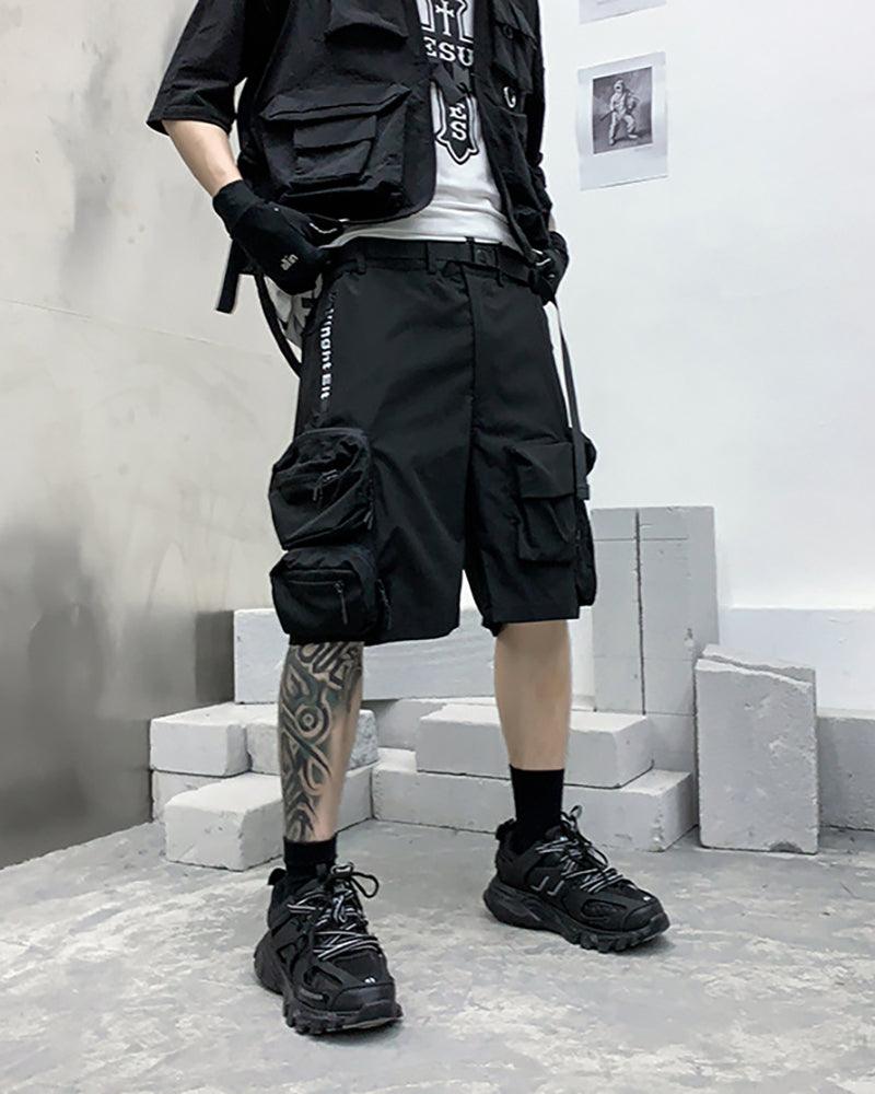 Techwear Backpack Cargo Shorts
