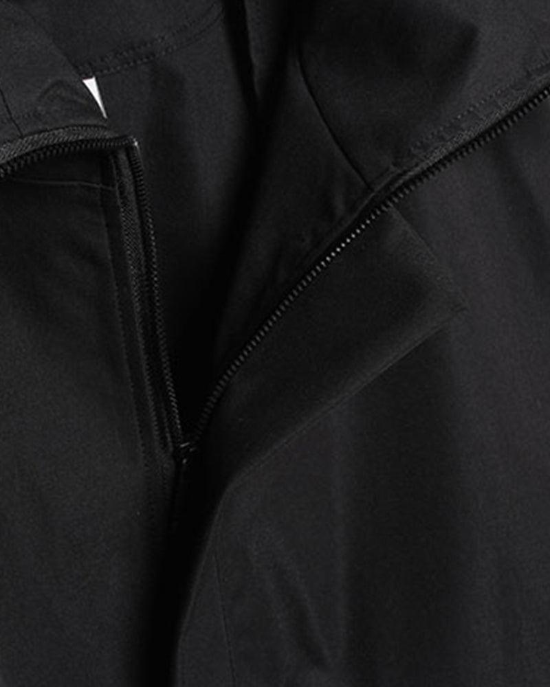 Techwear Outfits Ribbon Hooded Jacket