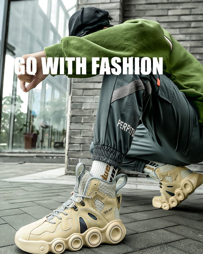 Cyberpunk Reflective Wheelsole Sneakers